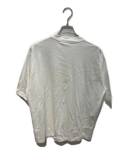 MARNI（マルニ）MARNI (マルニ) オーガニックコットンTEE　HUMU0223X3/UTCZ68 ホワイト×レッド サイズ:50の古着・服飾アイテム