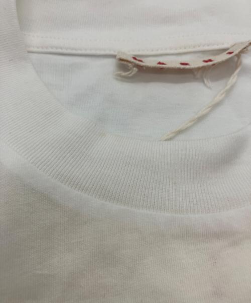 MARNI（マルニ）MARNI (マルニ) オーガニックコットンTEE　HUMU0223X3/UTCZ68 ホワイト×レッド サイズ:50の古着・服飾アイテム