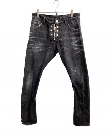 【ベルト&ハンガーセット】DSQUARED2 スキニーデニム 46 中古・古着通販】DSQUARED2 (ディースクエアード) デニムパンツ