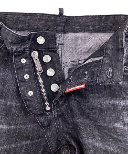 DSQUARED2（ディースクエアード）DSQUARED2 (ディースクエアード) デニムパンツ ブラック サイズ:46の古着・服飾アイテム