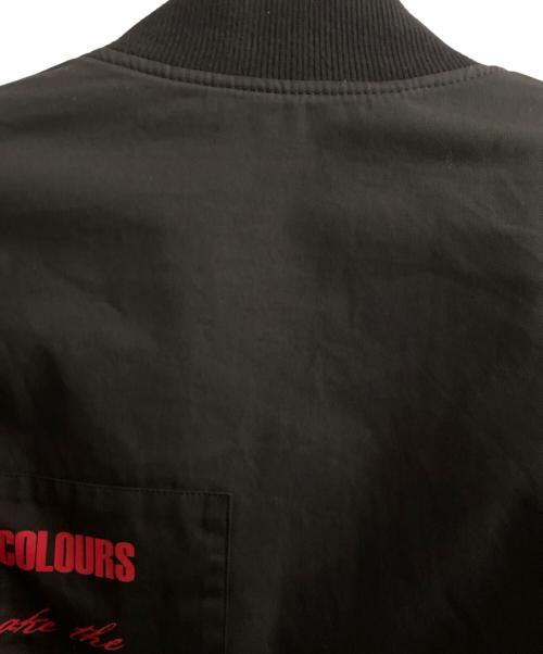 UNDERCOVER（アンダーカバー）UNDERCOVER (アンダーカバー) 24AW CoツイルランダムプリントパッチMA-1 ブラック サイズ:3の古着・服飾アイテム