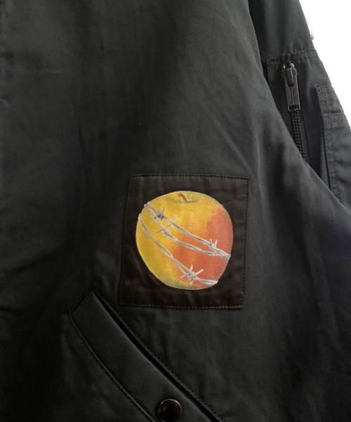 UNDERCOVER（アンダーカバー）UNDERCOVER (アンダーカバー) 24AW CoツイルランダムプリントパッチMA-1 ブラック サイズ:3の古着・服飾アイテム