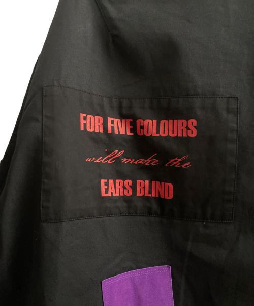 UNDERCOVER（アンダーカバー）UNDERCOVER (アンダーカバー) 24AW CoツイルランダムプリントパッチMA-1 ブラック サイズ:3の古着・服飾アイテム