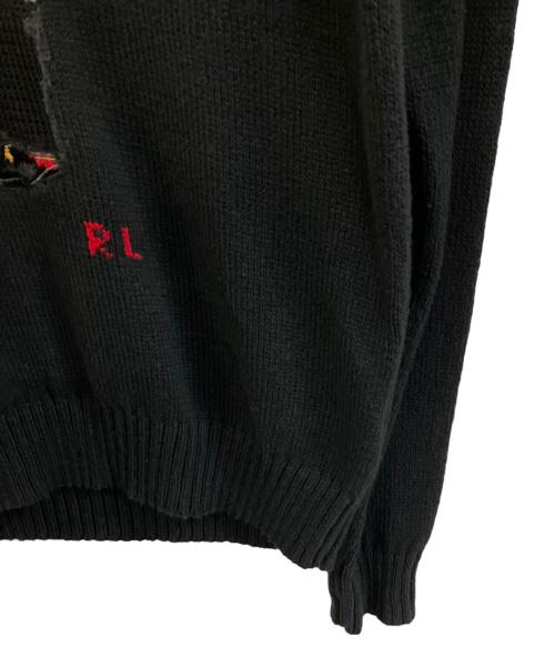 POLO RALPH LAUREN（ポロ・ラルフローレン）POLO RALPH LAUREN (ポロ・ラルフローレン) Cocoa Bear Jumper ブラック サイズ:Lの古着・服飾アイテム