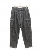 WTAPSダブルタップス）の古着「MILT2301 TROUSERS COTTON. DENIM」｜ブラック