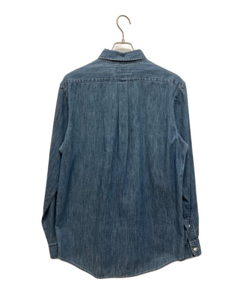 POLO RALPH LAUREN（ポロ・ラルフローレン）POLO RALPH LAUREN (ポロ・ラルフローレン) BEAMS (ビームス) 別注デニムシャツ インディゴ サイズ:M 未使用品の古着・服飾アイテム