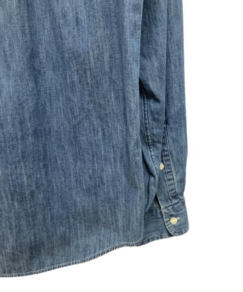 POLO RALPH LAUREN（ポロ・ラルフローレン）POLO RALPH LAUREN (ポロ・ラルフローレン) BEAMS (ビームス) 別注デニムシャツ インディゴ サイズ:M 未使用品の古着・服飾アイテム