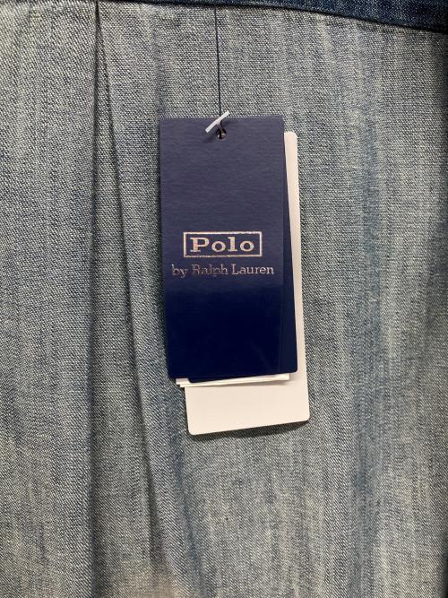 POLO RALPH LAUREN（ポロ・ラルフローレン）POLO RALPH LAUREN (ポロ・ラルフローレン) BEAMS (ビームス) 別注デニムシャツ インディゴ サイズ:M 未使用品の古着・服飾アイテム