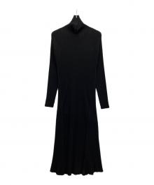 Soffitto（ソフィット）の古着「リブ編みニットワンピース」｜ブラック