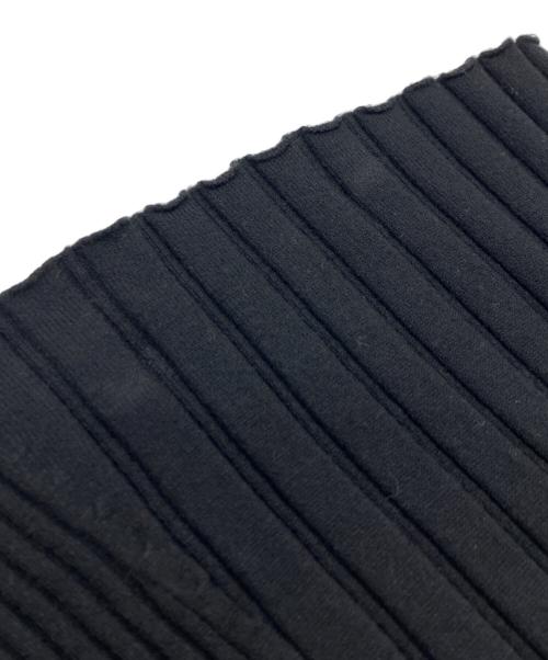 Soffitto（ソフィット）Soffitto (ソフィット) リブ編みニットワンピース ブラック サイズ:2の古着・服飾アイテム