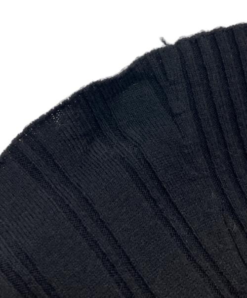 Soffitto（ソフィット）Soffitto (ソフィット) リブ編みニットワンピース ブラック サイズ:2の古着・服飾アイテム