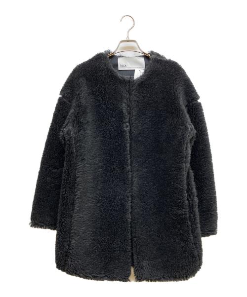 ticca（ティッカ）ticca (ティッカ) ウールファーロングコート ブラック サイズ:Free 未使用品の古着・服飾アイテム