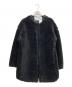 ticca（ティッカ）の古着「ウールファーロングコート」｜ブラック