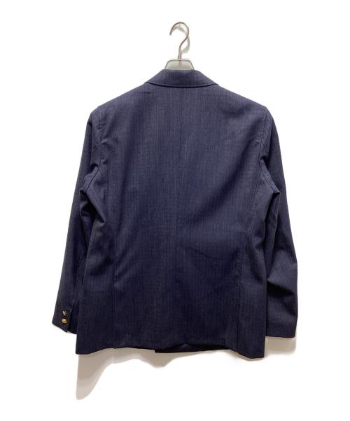 BEAMS PLUS（ビームスプラス）BEAMS PLUS (ビームスプラス) 4B Double Breasted Dobby Hairline ネイビー サイズ:Ｌの古着・服飾アイテム