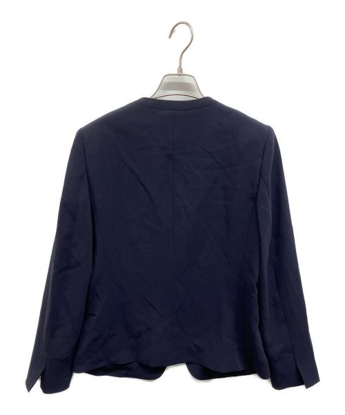 PLST（プラステ）PLST (プラステ) トリアセブレンドカラーレスジャケット ネイビー サイズ:M 未使用品の古着・服飾アイテム