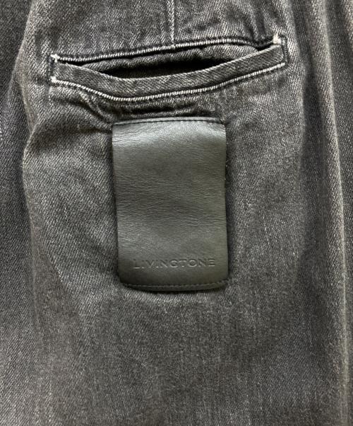 LIVINGTONE（リヴィントーン）LIVINGTONE (リヴィントーン) リラックスオープンニー ブラック サイズ:36の古着・服飾アイテム