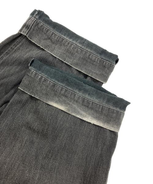 LIVINGTONE（リヴィントーン）LIVINGTONE (リヴィントーン) リラックスオープンニー ブラック サイズ:36の古着・服飾アイテム