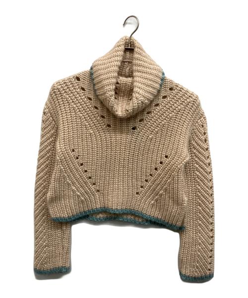 FENDI（フェンディ）FENDI (フェンディ) タートルネックニット ベージュ サイズ:38の古着・服飾アイテム