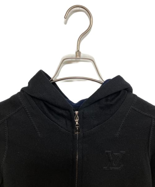 LOUIS VUITTON（ルイ ヴィトン）LOUIS VUITTON (ルイ ヴィトン) カシミヤ混ジップパーカー ブラック サイズ:XSの古着・服飾アイテム