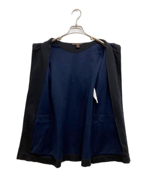 LOUIS VUITTON（ルイ ヴィトン）LOUIS VUITTON (ルイ ヴィトン) カシミヤ混ジップパーカー ブラック サイズ:XSの古着・服飾アイテム