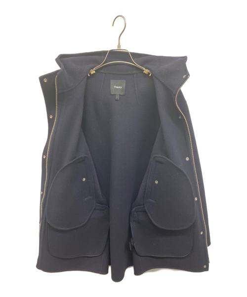 theory（セオリー）theory (セオリー) ショートパーカーダッフル ネイビー サイズ:Pの古着・服飾アイテム