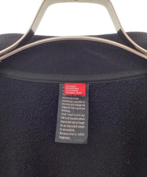 DOUBLE STANDARD CLOTHING（ダブルスタンダードクロージング）DOUBLE STANDARD CLOTHING (ダブルスタンダードクロージング) D LOGO ZIPUP BLOUSON ブラック サイズ:Fの古着・服飾アイテム