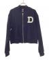 DOUBLE STANDARD CLOTHING（ダブルスタンダードクロージング）の古着「D LOGO ZIPUP BLOUSON」｜ブラック