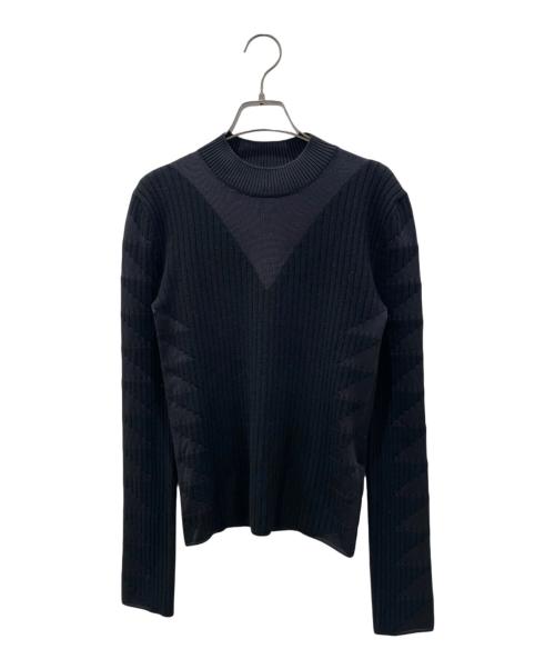 HERMES（エルメス）HERMES (エルメス) ハイネックニット ブラック サイズ:36の古着・服飾アイテム
