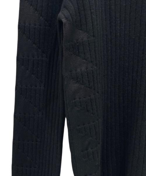 HERMES（エルメス）HERMES (エルメス) ハイネックニット ブラック サイズ:36の古着・服飾アイテム