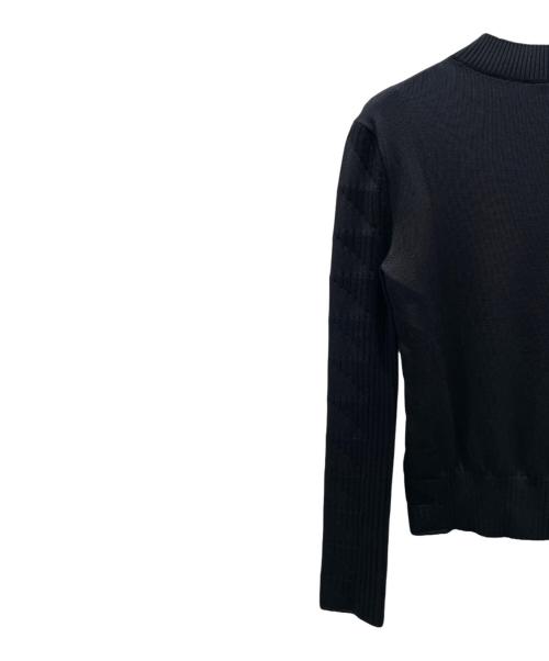 HERMES（エルメス）HERMES (エルメス) ハイネックニット ブラック サイズ:36の古着・服飾アイテム