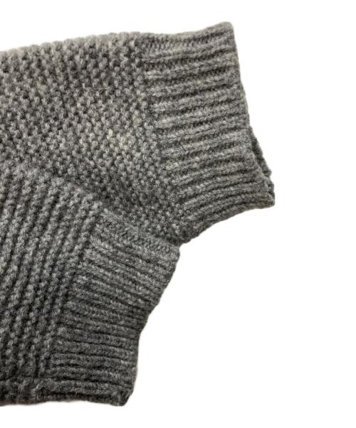 MaxMara（マックスマーラ）MaxMara (マックスマーラ) キャメル混ニット グレー サイズ:Sの古着・服飾アイテム