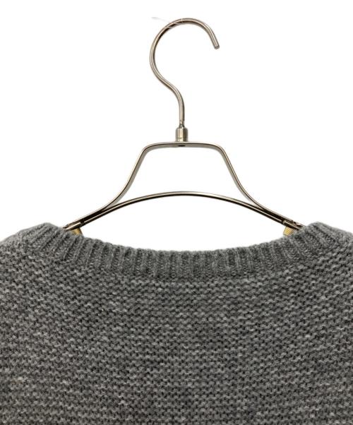 MaxMara（マックスマーラ）MaxMara (マックスマーラ) キャメル混ニット グレー サイズ:Sの古着・服飾アイテム