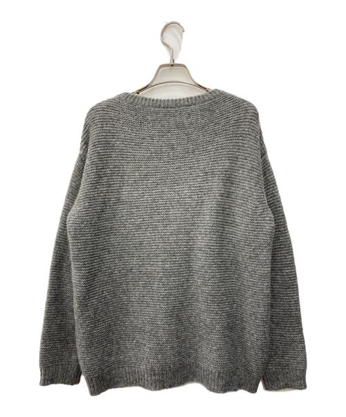 MaxMara（マックスマーラ）MaxMara (マックスマーラ) キャメル混ニット グレー サイズ:Sの古着・服飾アイテム