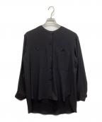 theory luxeセオリーリュクス）の古着「長袖ブラウス」｜ブラック