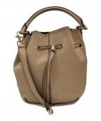 MaxMaraマックスマーラ）の古着「レザー2WAYショルダーバッグ」｜ベージュ