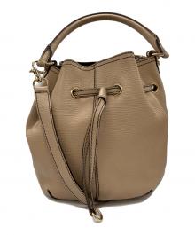 MaxMara（マックスマーラ）の古着「レザー2WAYショルダーバッグ」｜ベージュ