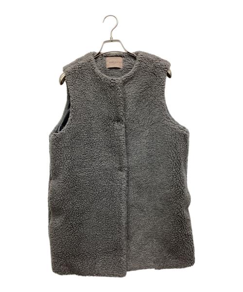 BEAMS Lights（ビームスライト）BEAMS Lights (ビームスライト) ボアベスト グレー サイズ:38の古着・服飾アイテム