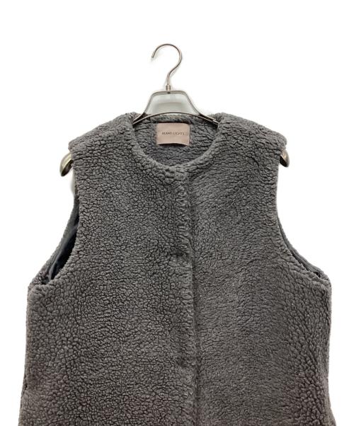BEAMS Lights（ビームスライト）BEAMS Lights (ビームスライト) ボアベスト グレー サイズ:38の古着・服飾アイテム