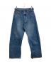 Hedie.+（エディークロス）の古着「Selvedge Curved Denim デニムパンツ」｜ブルー