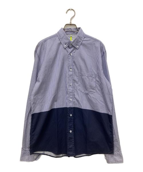 OAMC（オーエーエムシー）OAMC (オーエーエムシー) ボタンダウンシャツ ネイビー サイズ:Mの古着・服飾アイテム
