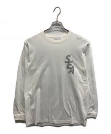 WIND AND SEA（ウィンダンシー）の古着「プリントカットソー」｜ホワイト