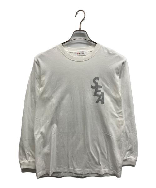 WIND AND SEA（ウィンダンシー）WIND AND SEA (ウィンダンシー) プリントカットソー ホワイト サイズ:Mの古着・服飾アイテム