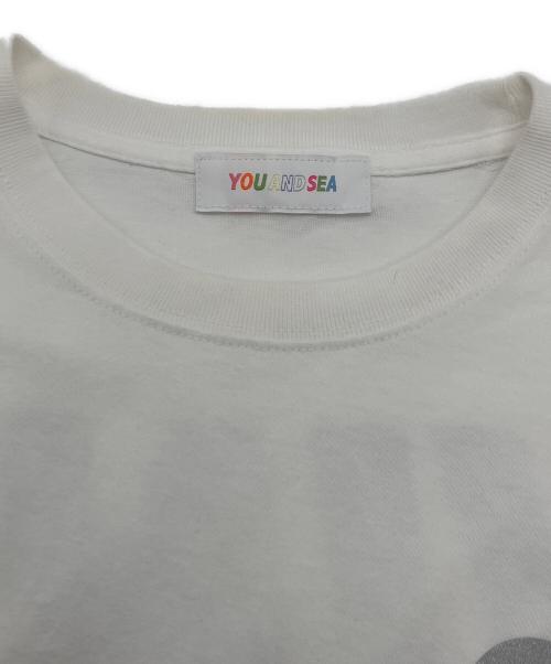WIND AND SEA（ウィンダンシー）WIND AND SEA (ウィンダンシー) プリントカットソー ホワイト サイズ:Mの古着・服飾アイテム