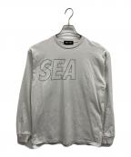 WIND AND SEAウィンダンシー）の古着「SEA Of L/S Tee」｜グレー