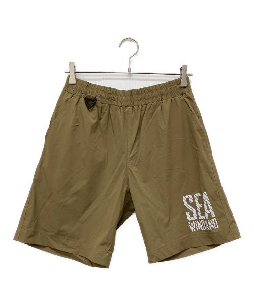 WIND AND SEA（ウィンダンシー）WIND AND SEA (ウィンダンシー) ナイロンショートパンツ ベージュ サイズ:Sの古着・服飾アイテム