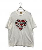 HUMAN MADEヒューマンメイド）の古着「Heart Logo T-Shirt」｜ホワイト