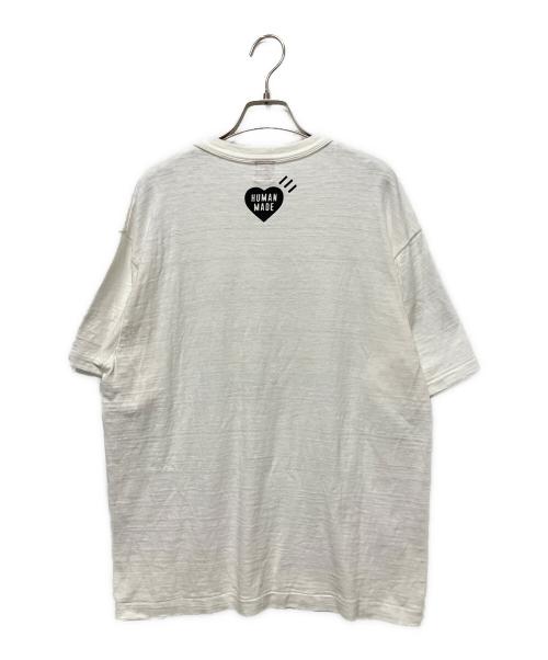 HUMAN MADE（ヒューマンメイド）HUMAN MADE (ヒューマンメイド) Heart Logo T-Shirt ホワイト サイズ:Lの古着・服飾アイテム