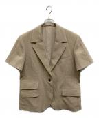 cygneシーニュ）の古着「半袖ジャケット Rey」｜ベージュ