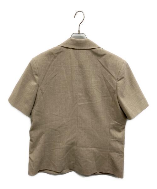 cygne（シーニュ）cygne (シーニュ) 半袖ジャケット Rey ベージュ サイズ:Freeの古着・服飾アイテム