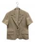 cygne（シーニュ）の古着「半袖ジャケット Rey」｜ベージュ